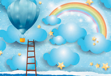 sailing among the clouds